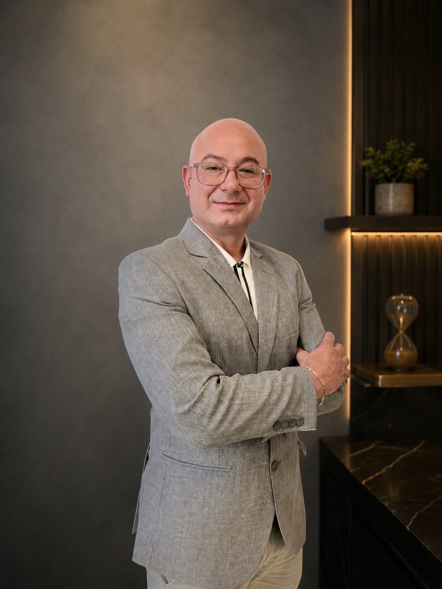 Retrato do Dr. Yordani Grass